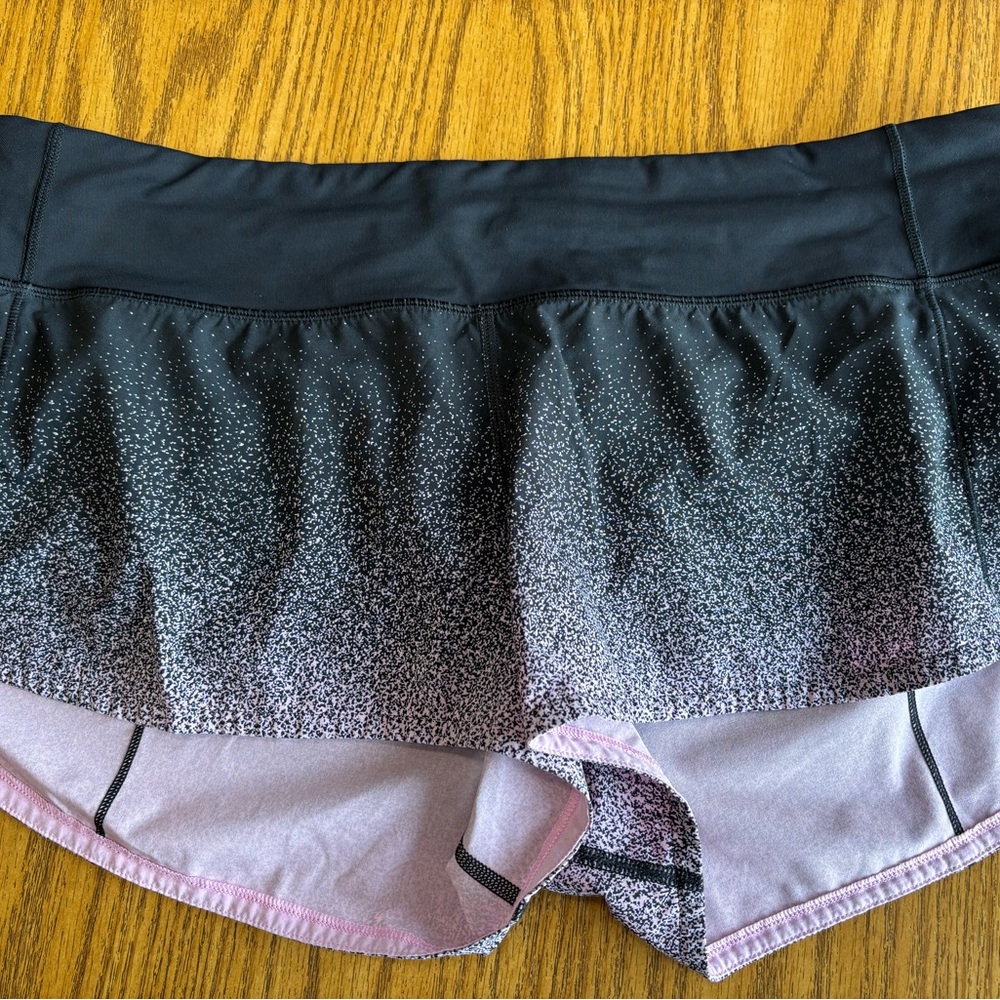 Lululemon Women's Black and Pink Shorts